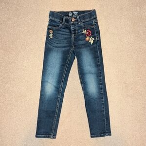Wonder Nation Dark Blue Embroidered Skinny Jeggona